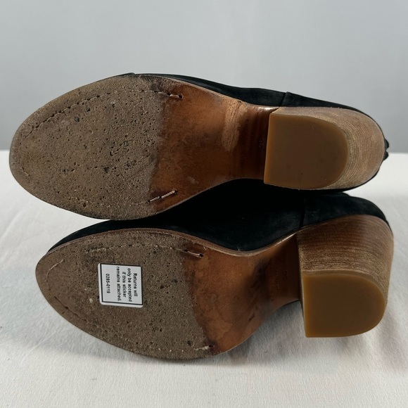 Rag & Bone Suede Back Zip Bootie in Black Size 6 or 36 - Picture 7 of 8